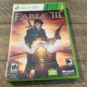 Fable III for Xbox 360 - Green Case